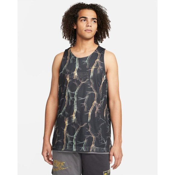Nike Men's Premium Reversible Mesh Basketball Jersey Black Size M NEW WITH TAGS! - Picture 1 of 6